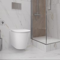 Унитаз подвесной Lauter Longer 2110822 + TECE Kit 9400412 с кнопкой (хром)