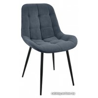 Стул Гальваник Флоренция (ткань, черный муар/catania steel)