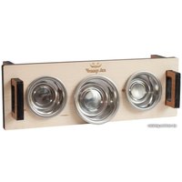 Миски на подставке Чешир Царь 3 миски 200 мл (бежевый)