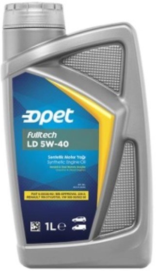 

Моторное масло Opet Fulltech LD 5W40 1л