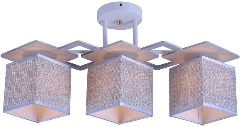 

Люстра средней высоты Mirastyle MH-10096/3 WH+GR