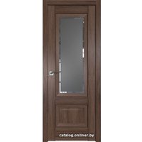 Межкомнатная дверь ProfilDoors 2.90XN L 70x200 (салинас темный/стекло square графит)