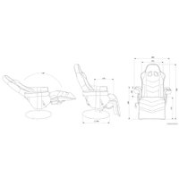 Игровое (геймерское) кресло CACTUS CS-CHR-GS200BLR (черный/красный)