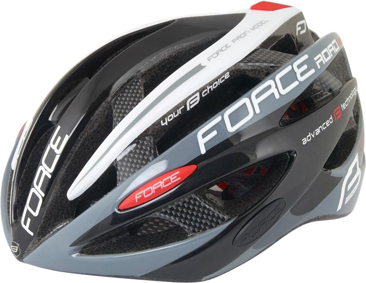 

Cпортивный шлем Force Road Pro S/M (черный/белый)