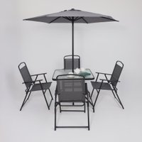 Комплект подушек AksHome Picnic (серый/черный)
