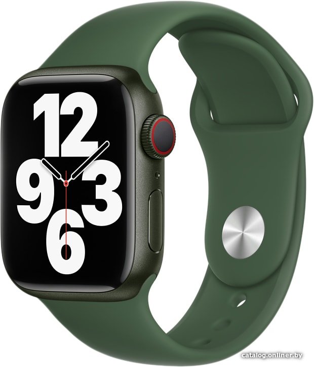 Ремешок Apple Sport Band Demo 3J605 (45 мм, зеленый клевер, размер R)