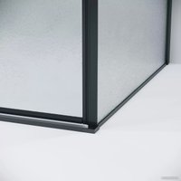 Душевая стенка Grossman Galaxy 90x195 200.K33.01.90.21.02 (черный матовый/шиншилла стекло)