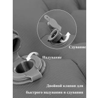 Надувной коврик Naturehike FC10 R1.5 (серый)