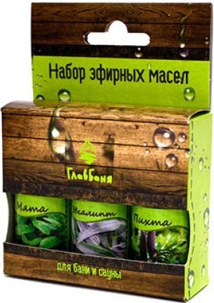 

Главбаня Набор эфирных масел Б701 3x17 мл
