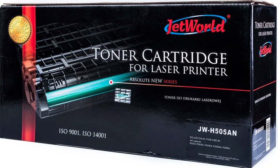 

Картридж JetWorld JW-H505AN (аналог HP CE505A)