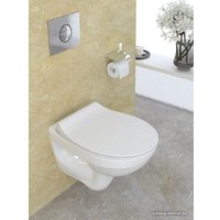 Унитаз подвесной Керамин Санти R (сиденье дюропласт с микролифтом Арктик Slim ЖС)