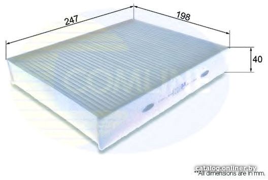 Салонный фильтр Comline EKF323