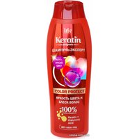 Шампунь Iris Cosmetic Keratin Program Color Protect Яркость цвета и блеск волос 400 мл