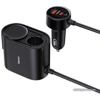 Автомобильное зарядное Baseus High Efficiency Pro Series 1-for-2 Car Cigarette Lighter 30W C00455300121-00 в Гомеле
