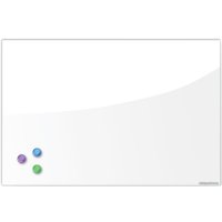 Магнитно-маркерная доска BRAUBERG стеклянная 40x60 см (белый)