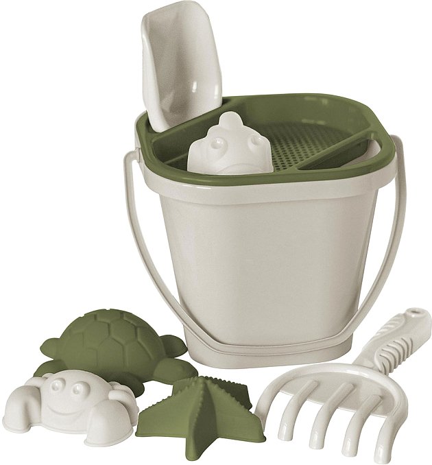 

Набор игрушек для песочницы Lalababy for Green Republic (лен)