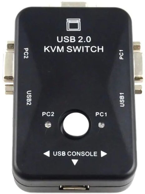 

KVM переключатель USBTOP 2x USB2.0 / VGA