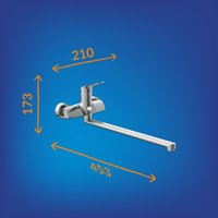 Душевой гарнитур  Cersanit Flavis 64093 + Vibe 63067