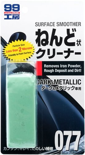 Soft99 Абразивная глина для темных авто Surface Smoother 100г 09077