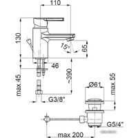 Смеситель Armatura Selen 4412-815-00