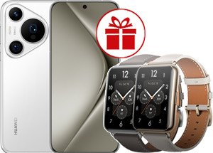 Huawei Pura 70 Pro HBN-LX9 12GB/512GB (белый) и умные часы Huawei Watch FIT 2 Elegant по акции
