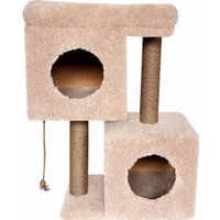 Комплекс Kogtik Пентхаус БежКД m (бежевый кучерявый/джут)