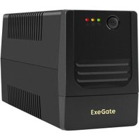 Источник бесперебойного питания ExeGate Power NB-650.LED.AVR.2SH.USB