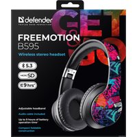 Наушники Defender FreeMotion B595 (граффити)