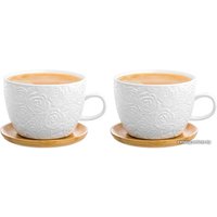 Набор чашек Elan Gallery Розы 540348