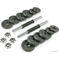 Набор гантелей AMETIST металлические в чемодане 15 кг