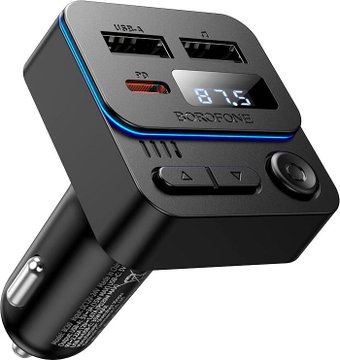 FM-модулятор Borofone BC60 (черный)