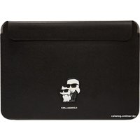 Чехол CG Mobile Karl Lagerfeld Saffiano Sleeve NFT Karl & Choupette KLCS14SAKCPMK 13/14" (черный)