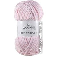 Пряжа для вязания Wolans Yarns Bunny Baby 04 100 г 120 м (светло-розовый, 5 мотков)