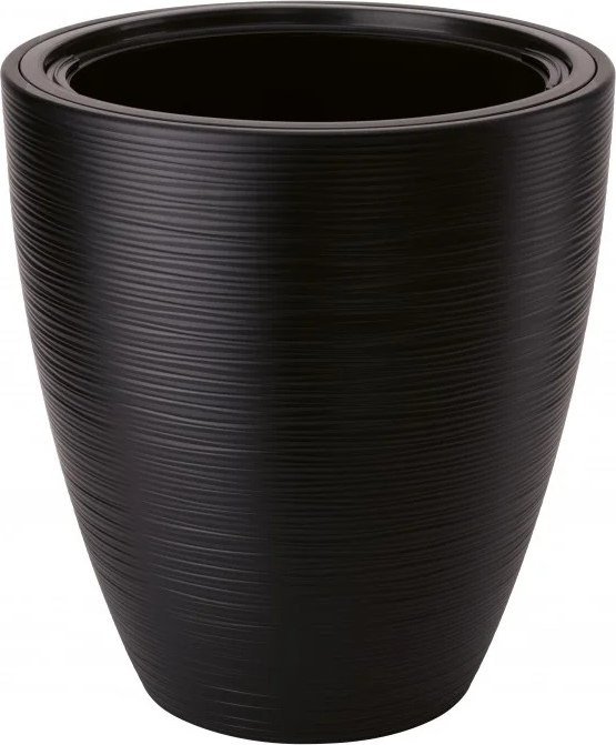 Кашпо Form-Plastic Gobi FP-5240-084 (глубокий черный)