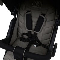 Коляска прогулочная «книга» Sweet Baby Rapido (dark grey)