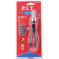 Набор отвертка с битами P.I.T. Advance HSDR04-0006 (7 предметов)