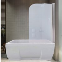 Стеклянная шторка для ванны River Baikal 85 ПР