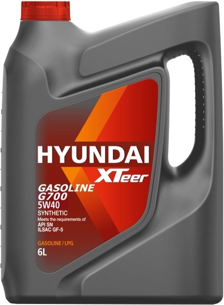 

Моторное масло Hyundai Xteer Gasoline G700 5W-40 6л