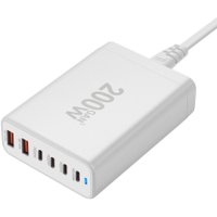 Сетевое зарядное USBTOP 1006P200WB 559447 (белый)