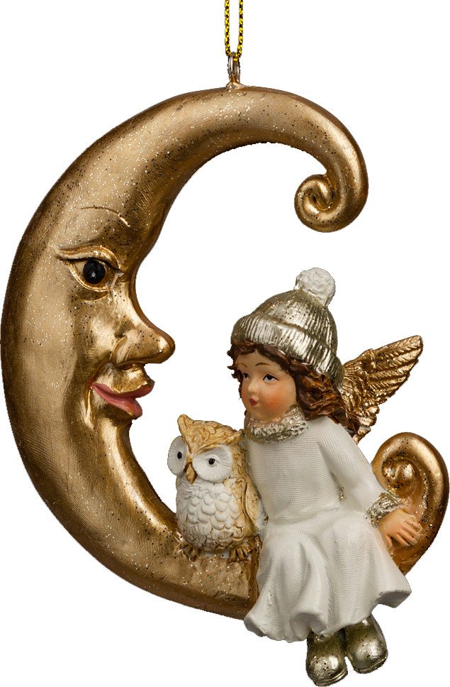 

Елочная игрушка Erich Krause Decor. Ангел на месяце 64503