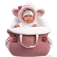 Пупс Llorens В капюшоне с ушками 74048