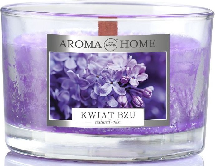 

Свеча Aroma Home Scented Candle Lilac Flower Ароматическая 115 г