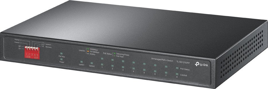

Неуправляемый коммутатор TP-Link TL-SG1210PP