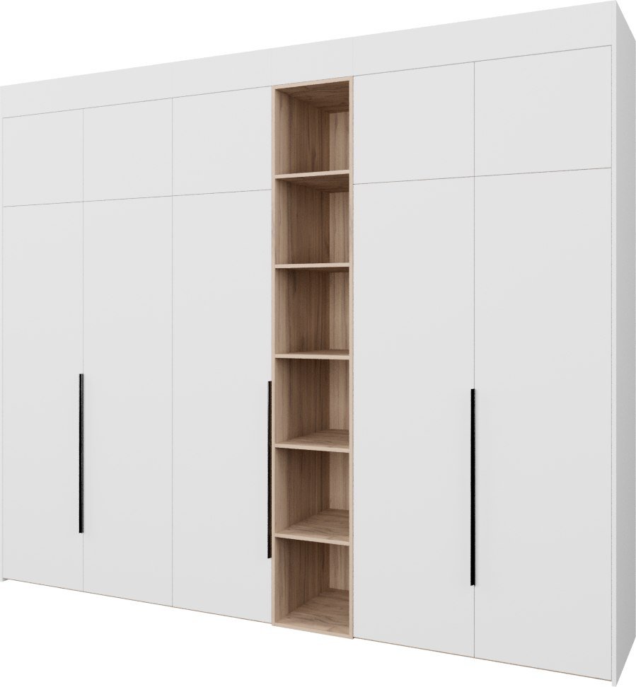 

Шкаф распашной Рэйгрупп Рэй S257-В14-1-EBЕ В14-1 (дуб элисон/белый премиум)