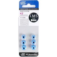 Амбушюры для наушников KZ Acoustics Memory Foam (3 пары, синий)