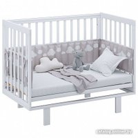 Классическая детская кроватка Polini Kids Simple 340 (белый)