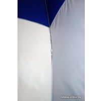 Палатка для зимней рыбалки Пингвин 3 с дышащим верхом (белый/синий)