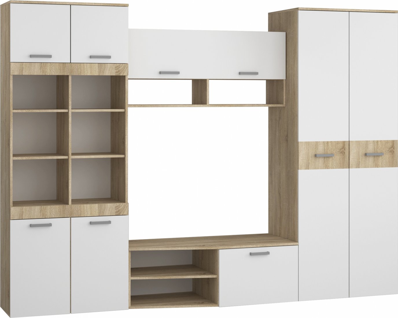 

Стенка Премиум Скай ТВА (дуб сонома/белый)