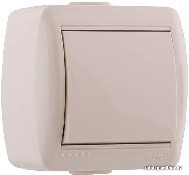 Выключатель Lezard Nata 710-0300-100 (кремовый)