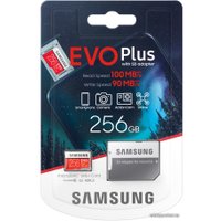 Карта памяти Samsung EVO Plus 2020 microSDXC 256GB (с адаптером)